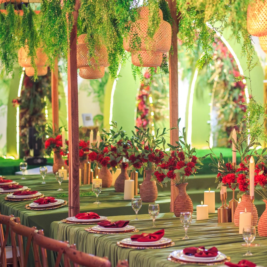 Luxury birthday celebration decor